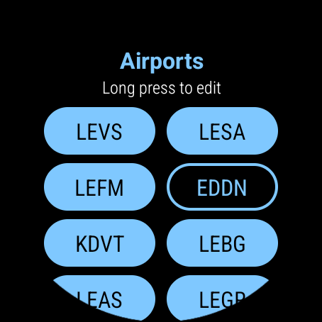 Schermata Aeroporti